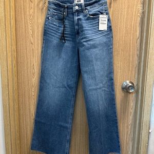 Anessa Raw Hem Wide Leg Jeans size 26